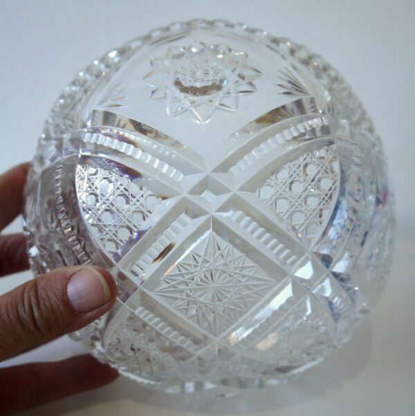 Coupe cristal taille riche Val Saint Lambert – Image 2