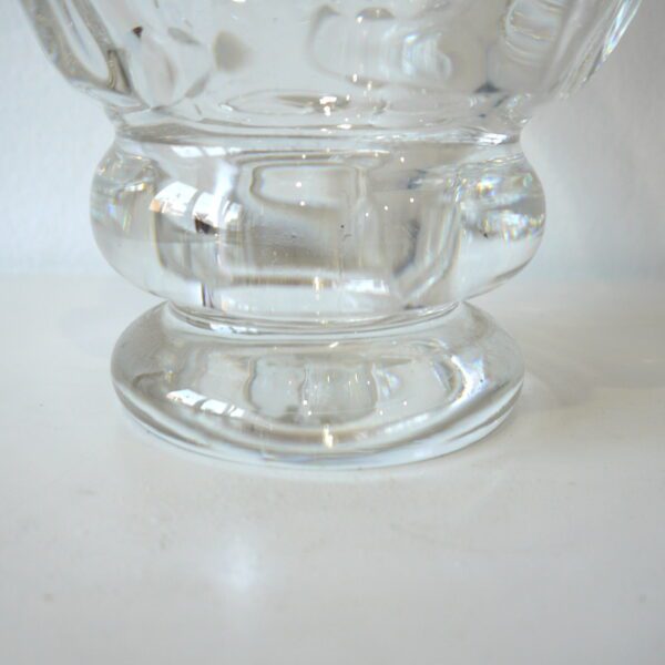 Grand Vase cristal clair frères Bon Val Saint Lambert – Image 3