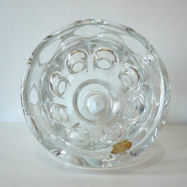 Grand Vase cristal clair frères Bon Val Saint Lambert – Image 4
