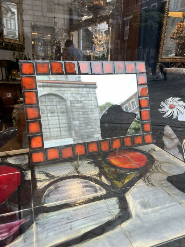 Miroir rectangulaire années 70 – Image 3