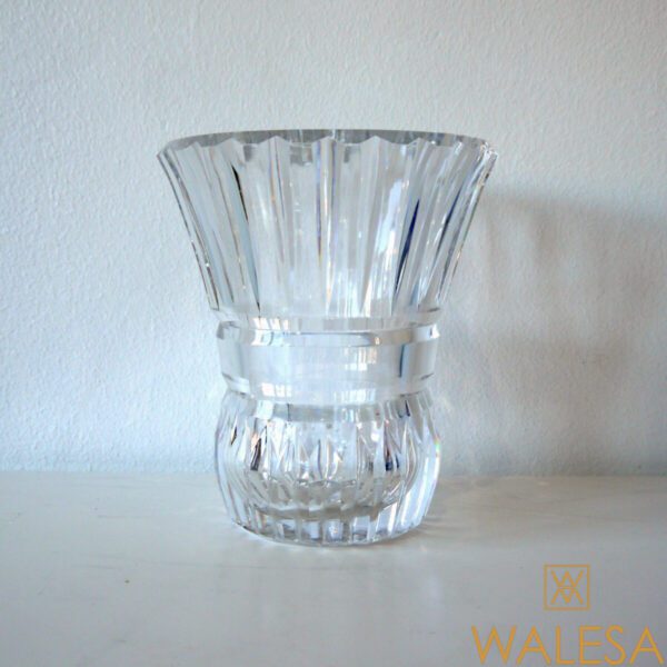 Vase cristal clair Val saint Lambert – Image 2