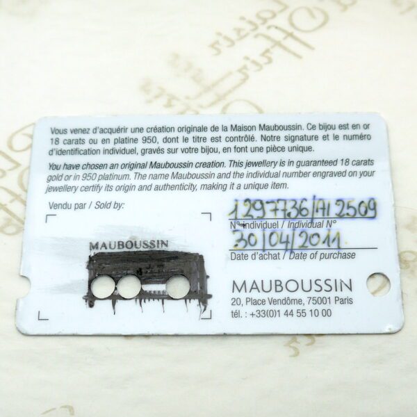 MAUBOUSSIN Bague Ni Naïve Ni soumise – Image 9