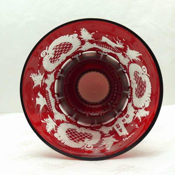 Grand vase cristal de Bohême – Image 4