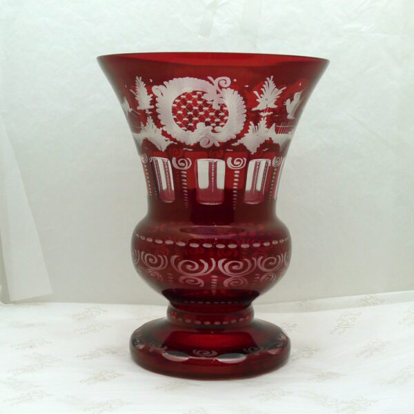 Grand vase cristal de Bohême – Image 2