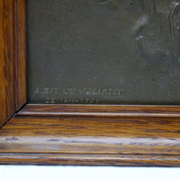 GERARDY L Plaque en bronze Caprin – Image 3
