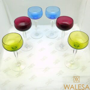 6 verres à vin Roemer Cristal Val Saint Lambert