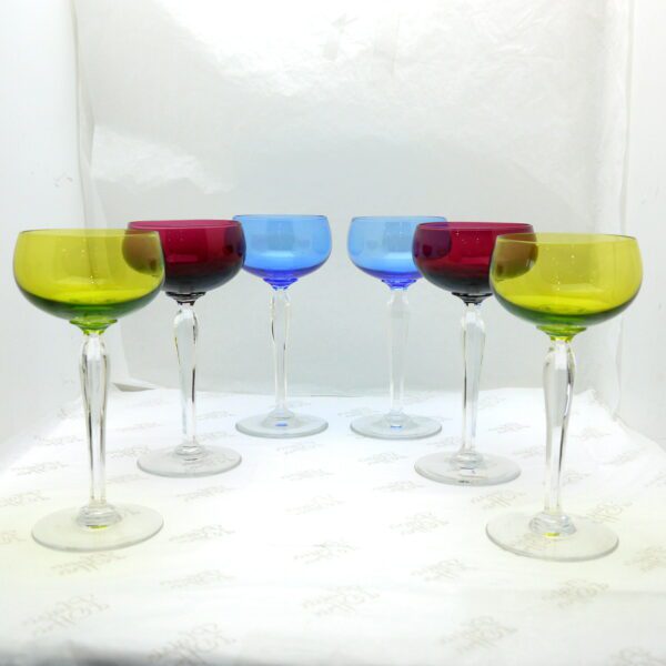 6  verres à vin Roemer Cristal Val Saint Lambert – Image 2