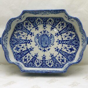 Centre de table en faience de Gien XIXème
