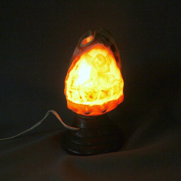 Lampe en coquillage sculpté en camée - Psyché – Image 6