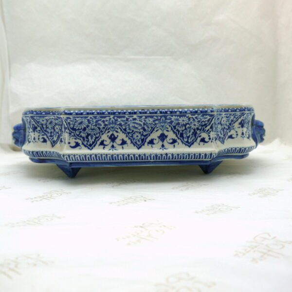 Centre de table en faience  de Gien XIXème – Image 3