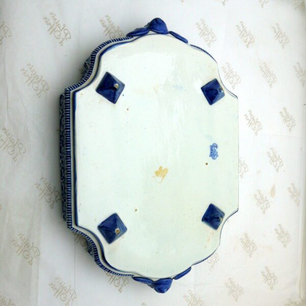 Centre de table en faience  de Gien XIXème – Image 5