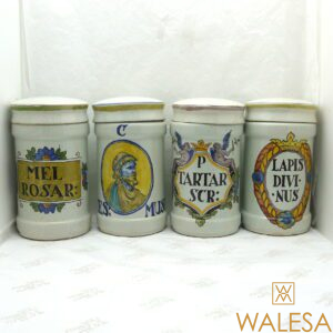 4 pots de pharmacie - Albarelli