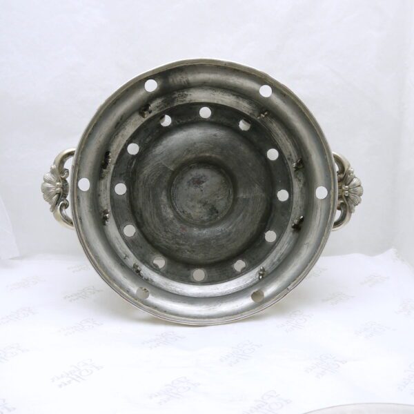 Chauffe plat métal argenté – Image 5