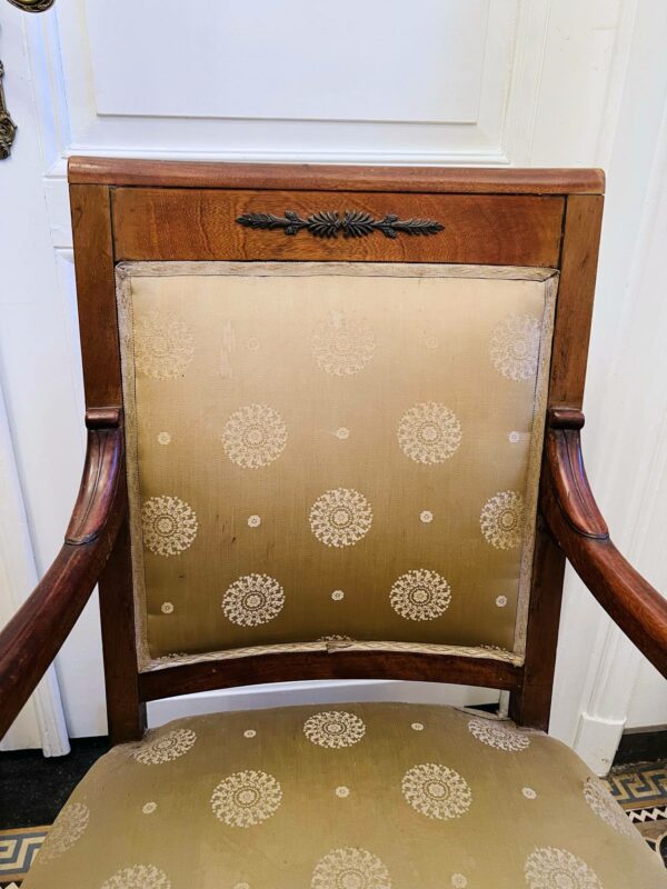 Paire de fauteuils Empire – Image 7