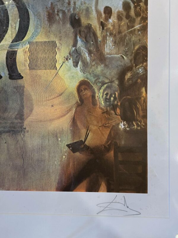 Salvador DALI (1904-1989) lithographie « L’apothéose du dollar » – Image 3