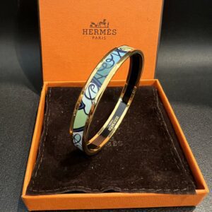 HERMES PARIS - bracelet jonc émaillé