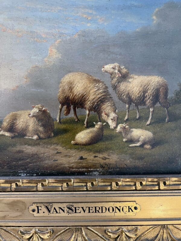 Franz Van Severdonck Huile sur panneau – Image 2