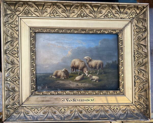 Franz Van Severdonck Huile sur panneau