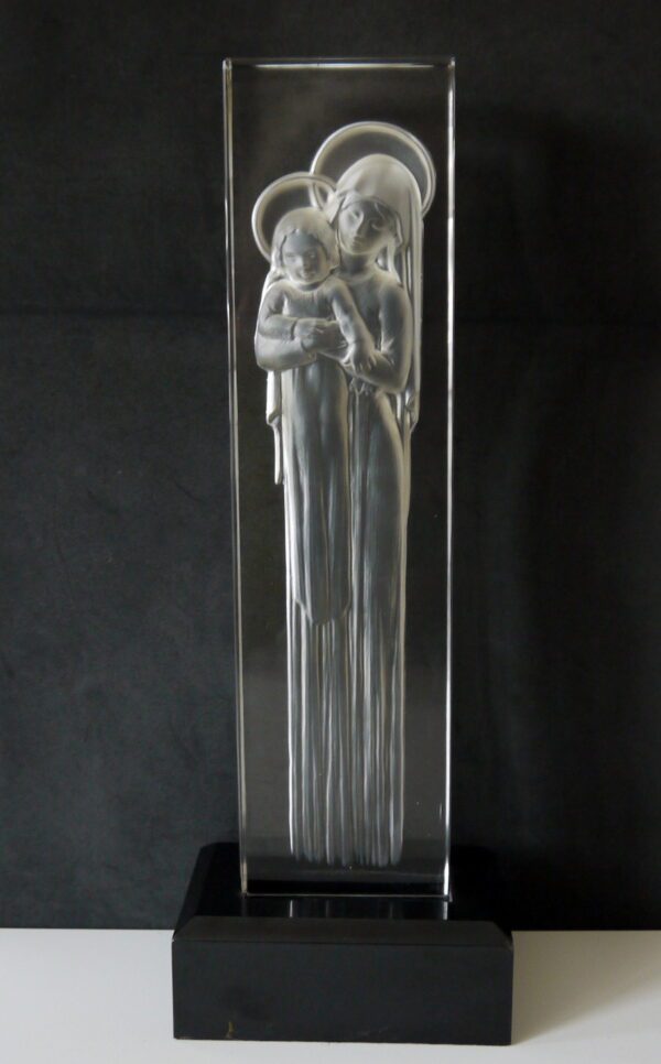 Lalique France Vierge à l'enfant – Image 4