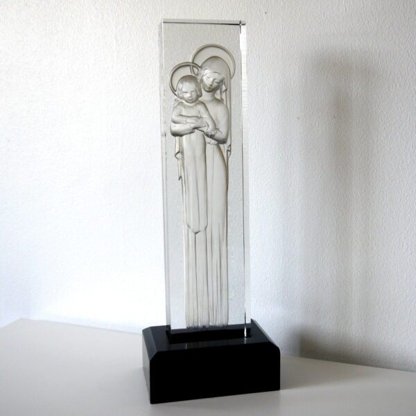 Lalique France Vierge à l'enfant