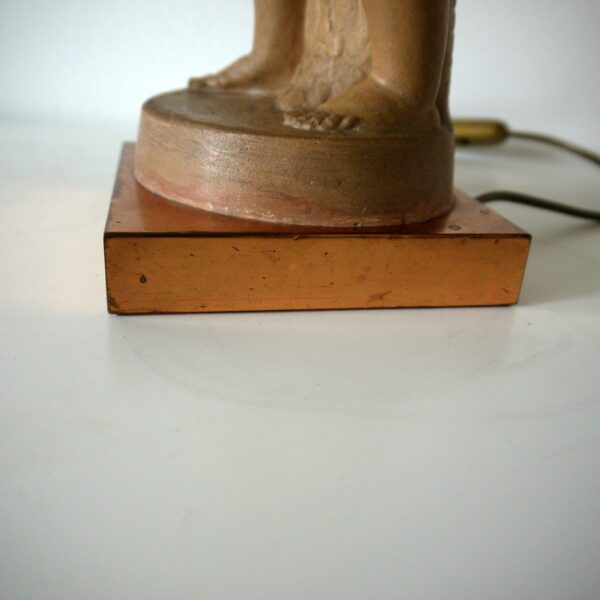 Lampe de table chérubin en terre cuite – Image 8