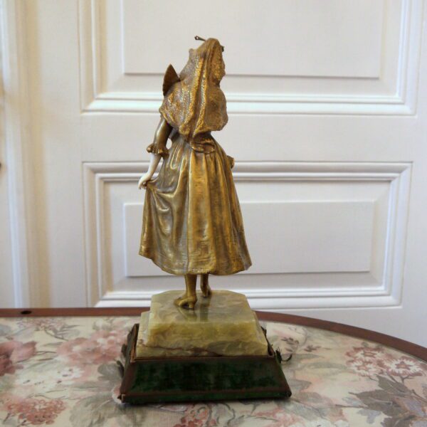 Marquet Paul René Chryséléphantine "Elégante" – Image 5