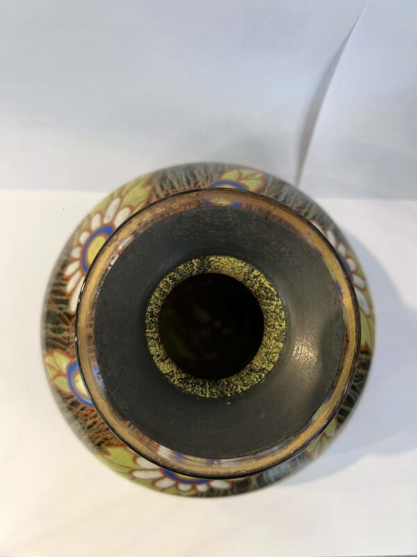 Vase Art Deco Scailmont décor Margot – Image 5