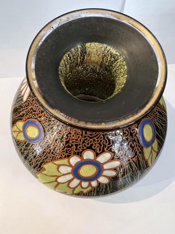 Vase Art Deco Scailmont décor Margot – Image 4