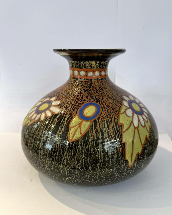 Vase Art Deco Scailmont décor Margot – Image 2