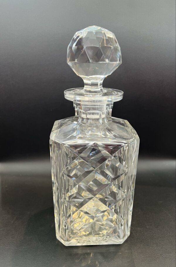 Val Saint Lambert carafe à whisky cristal clair – Image 2