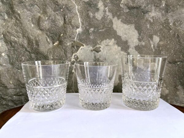 4 gobelets à whisky cristal Val Saint Lambert – Image 2