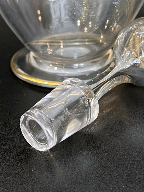 Carafe à vin en cristal de Baccarat modèle “Byzantine doré “ – Image 14