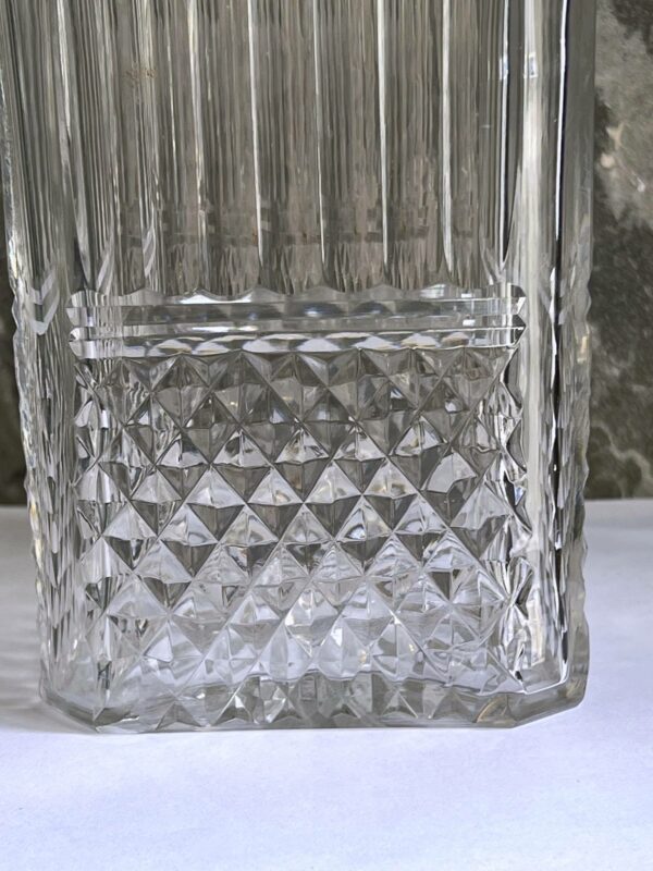 Carafe à whisky cristal Val Saint Lambert – Image 4