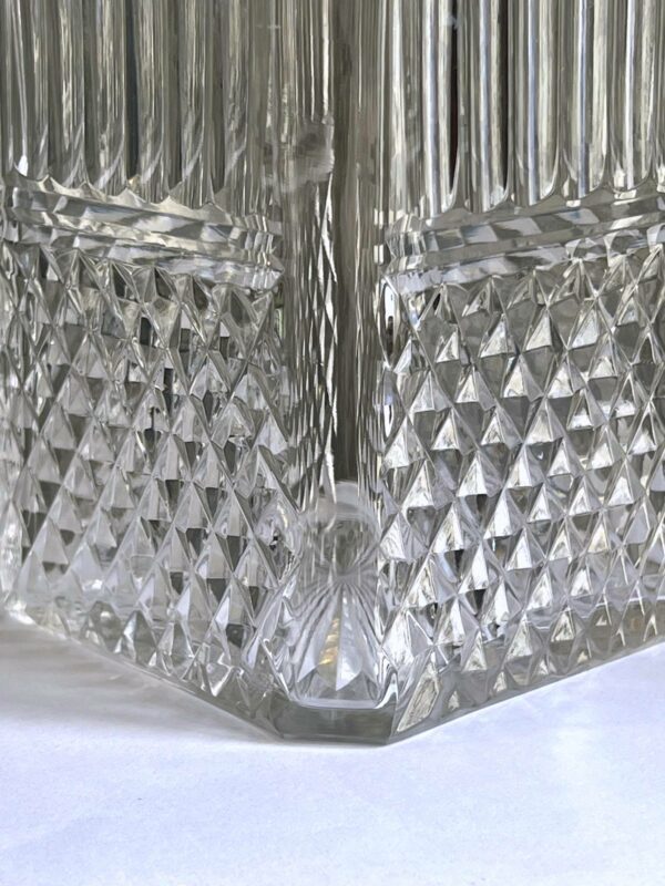 Carafe à whisky cristal Val Saint Lambert – Image 5