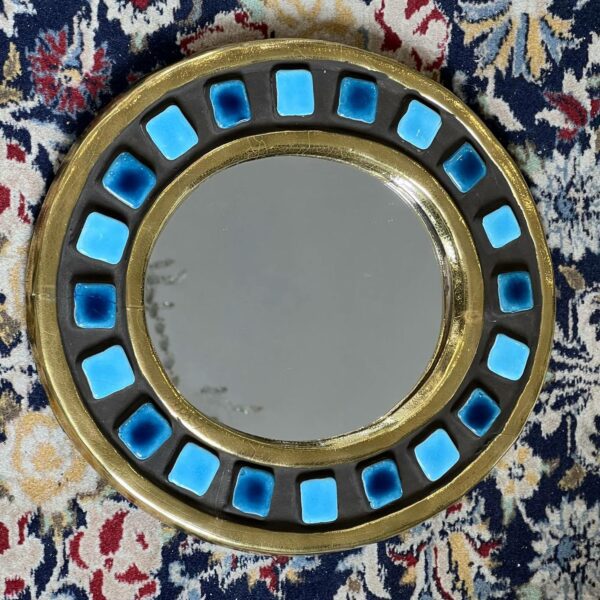 Mithé ESPELT (1923-2020) miroir en céramique dit « Manège » – Image 12