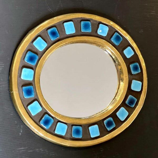 Mithé ESPELT (1923-2020) miroir en céramique dit « Manège »