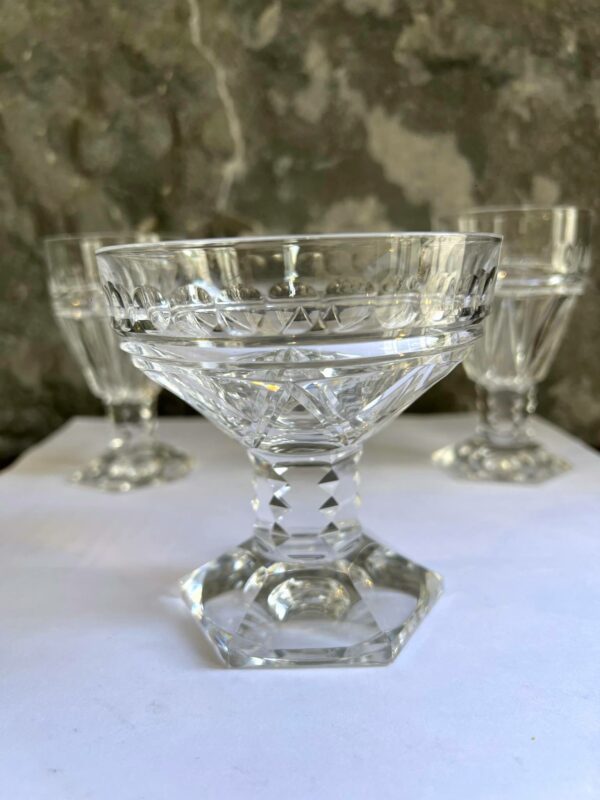 Service de verres cristal Val Saint Lambert modèle Mesmer – Image 10