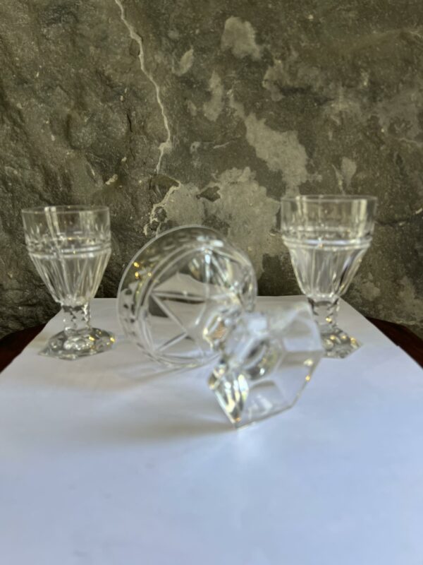 Service de verres cristal Val Saint Lambert modèle Mesmer