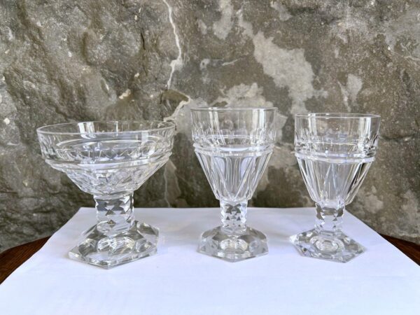 Service de verres cristal Val Saint Lambert modèle Mesmer – Image 9
