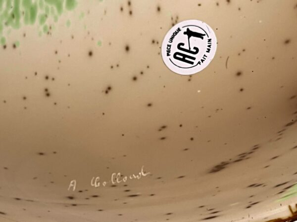Alfred COLLARD- Disque en verre a décor d’inclusions I – Image 5