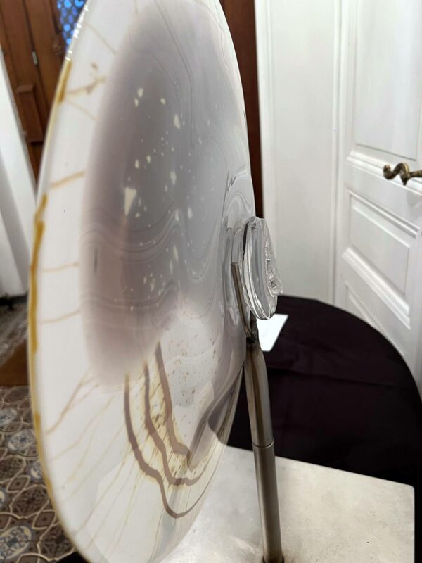 Alfred COLLARD - Disque en verre a décor d’inclusions  II – Image 6
