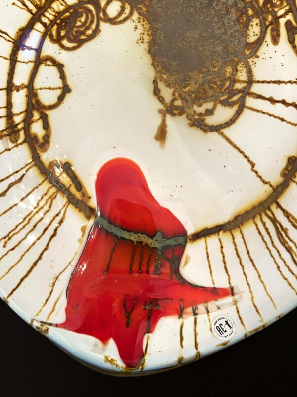Alfred COLLARD - Disque en verre a décor d’inclusions  III – Image 2