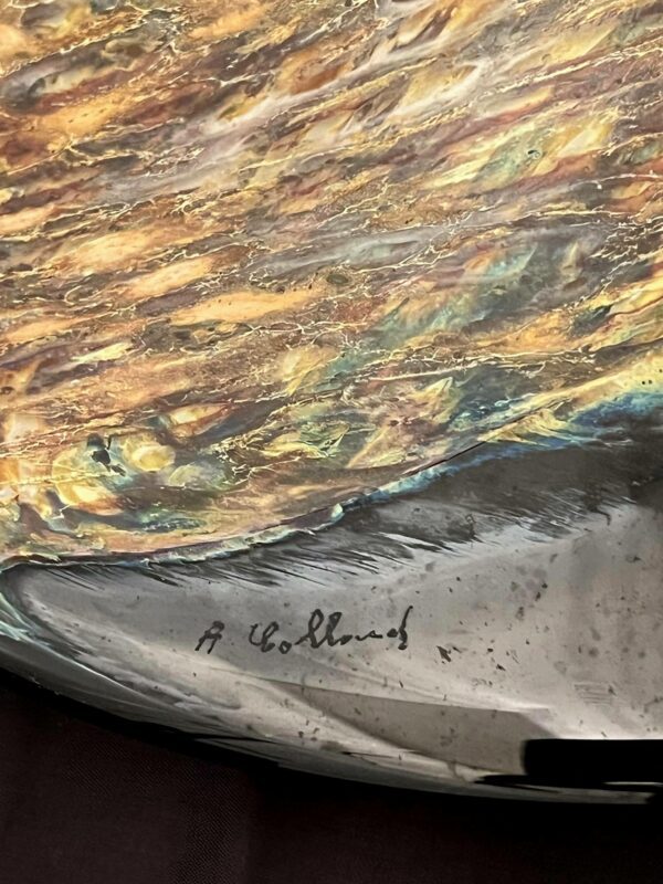 Alfred COLLARD - Disque en verre a décor d’inclusions  IV – Image 6