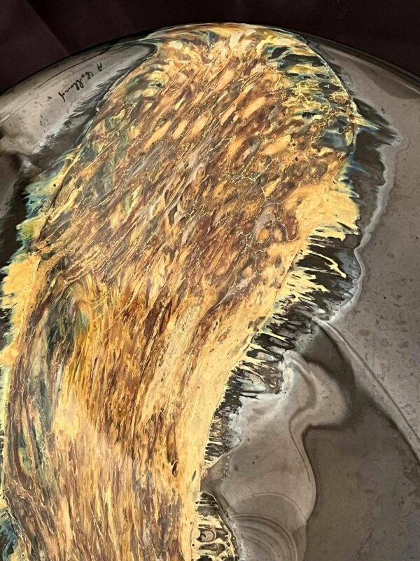 Alfred COLLARD - Disque en verre a décor d’inclusions  IV – Image 5