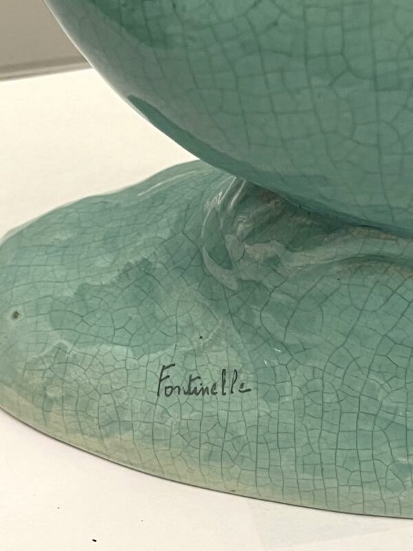 Louis FONTINELLE (1886-1964) sculpture «  couple de faisans » – Image 4