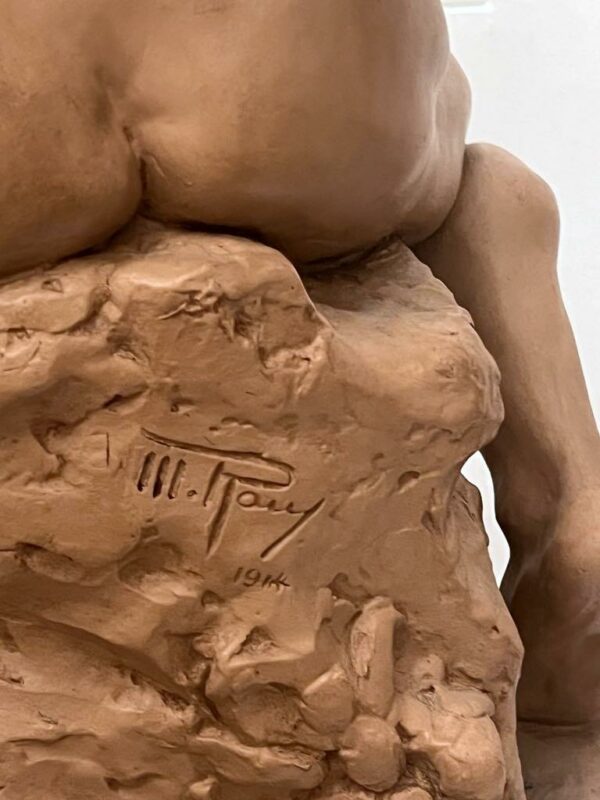 Marcel Rau Grande sculpture en terre cuite "Daphnis" – Image 11