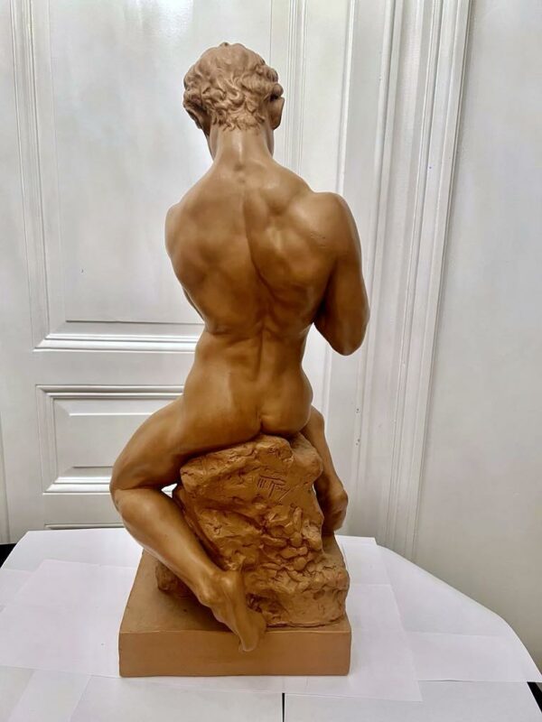 Marcel Rau Grande sculpture en terre cuite "Daphnis" – Image 5