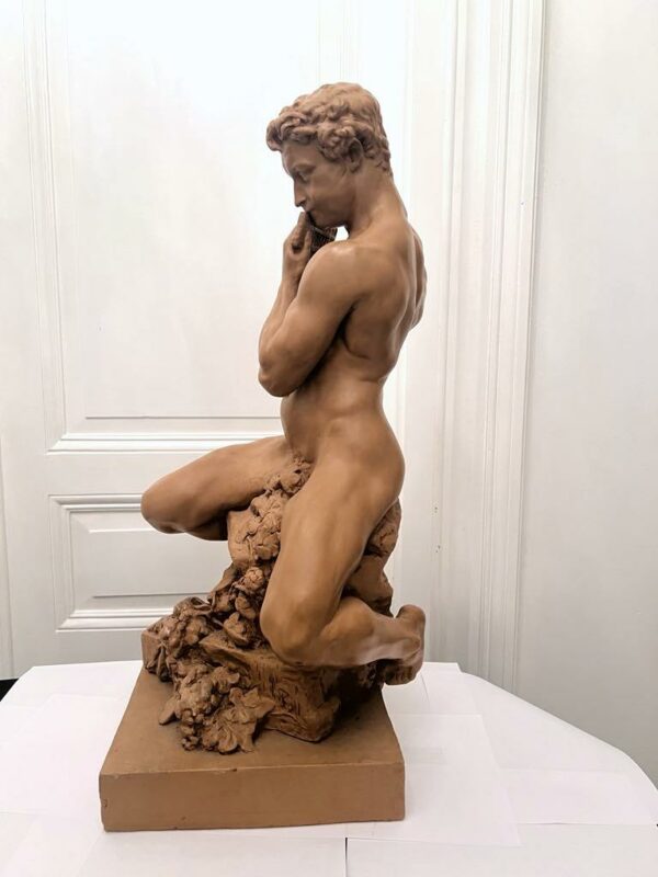 Marcel Rau Grande sculpture en terre cuite "Daphnis" – Image 4
