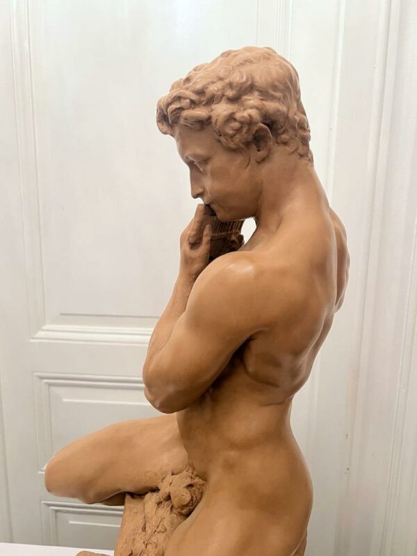 Marcel Rau Grande sculpture en terre cuite "Daphnis" – Image 8