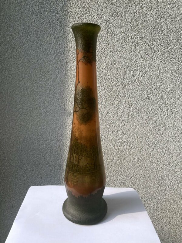 Vase balustre à long col d'après à François-Theodore LEGRAS – Image 3